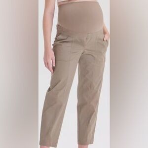Maternity Tan XL Cropped Pants